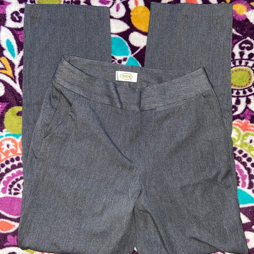 Talbots Size 4 Straight Leg Stretch Trousers